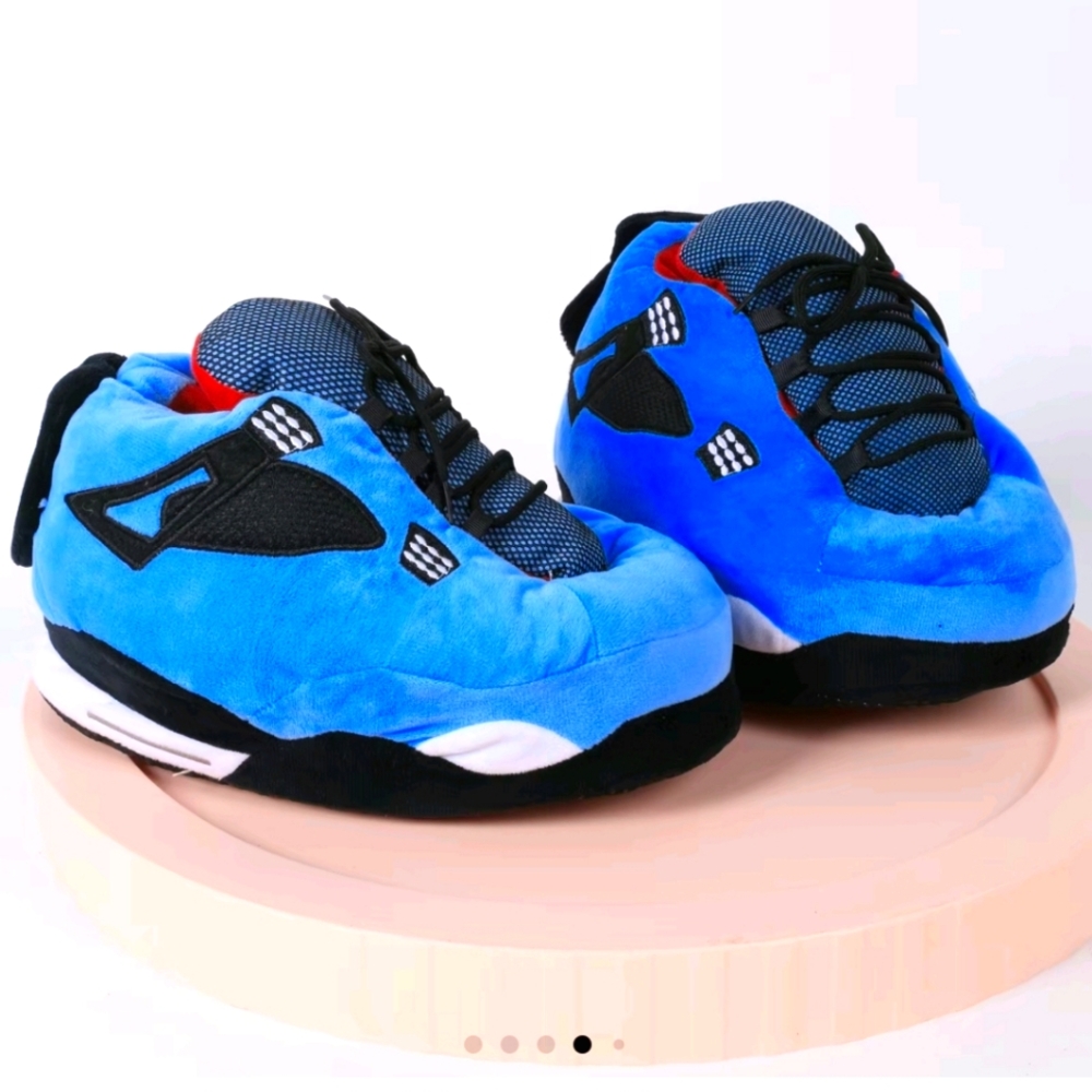 Blue Sneaker Slippers